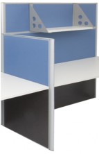 Rapid Screen Combination 1250 And 1650 High. Screen Hung Shelf